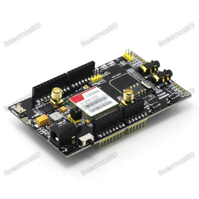 GPRS GSM GPS Bluetooth All in one SIM808 Shield for Arduino