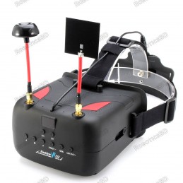 Eachine VR D2 40CH 5 Inches 800 x 480 Raceband 5.8G Diversity FPV Goggles with DVR Lens Adjustable