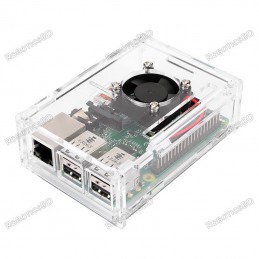 Raspberry Pi 3 Enclosure Box with Cooling Fan