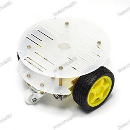 Mini Round Double Deck Chassis Kit 2WD