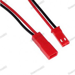JST connectors (male+female)Pair 95mm