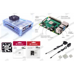Raspberry Pi 4 Computer Complete Set Pack-2 Robotics Bangladesh