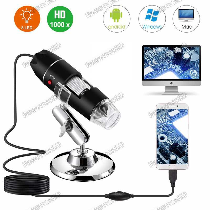 USB Digital Microscope 1000X Robotics Bangladesh