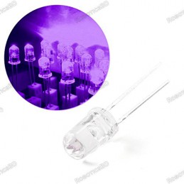 Superbright Ultra Violet LED UV Lamp 5mm 2500mcd Robotics Bangladesh