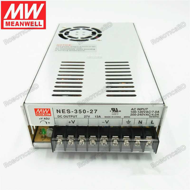 Mean Well NES-350-27 27V 350 Watt Ul Switching Power Supply Robotics Bangladesh