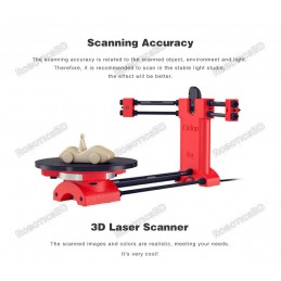 3D Scanner Laser Desktop- DIY Red Robotics Bangladesh