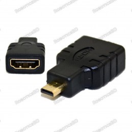 Micro HDMI Male to HDMI Female Adapter for Pi 4 Robotics Bangladesh