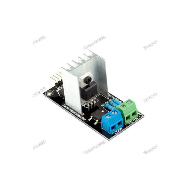 AC Light Dimmer Module, 1 Channel, 3.3V/5V logic, AC 50/60hz, 220V/110V Robotics Bangladesh