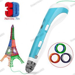 3D Pen 2nd Generation LED Display Screen with (6 Color Filament) Robotics Bangladesh