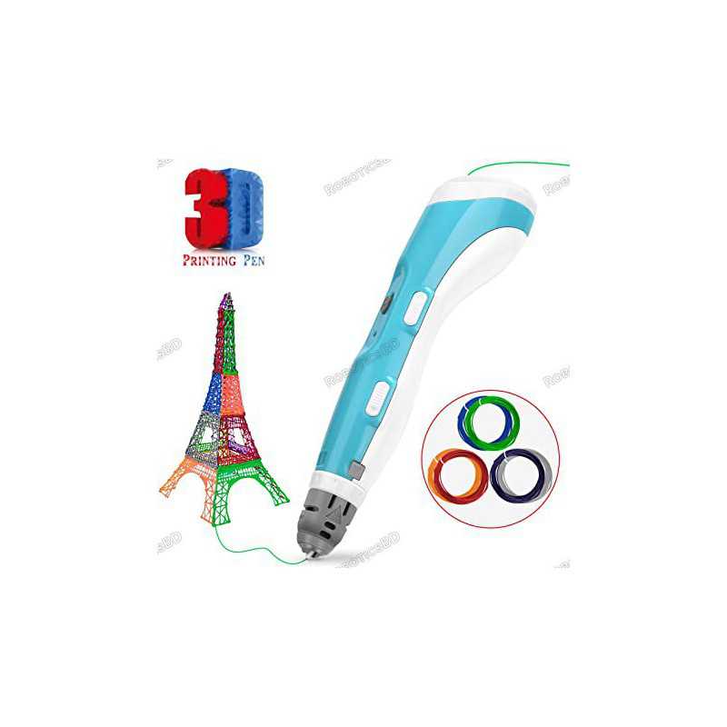 3D Pen 2nd Generation LED Display Screen with (6 Color Filament) Robotics Bangladesh