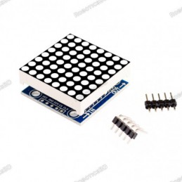 MAX7219 Red Dot Matrix Module MCU Control Display Module DIY Kit For Arduino Robotics Bangladesh