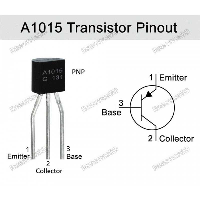 A1015 Transistor(PACK OF 5) Robotics Bangladesh