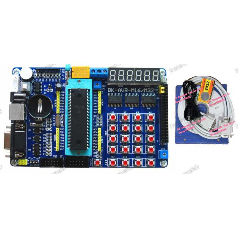 AVR Microcontroller Learning Development Board Robotics Bangladesh