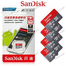 SanDisk Ultra 64GB 100MB/s Class 10 Micro SD SDXC UHS-I A1 Original Robotics Bangladesh