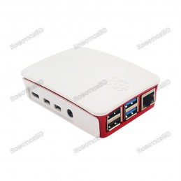 Raspberry Pi 4 Case – Red/White Robotics Bangladesh