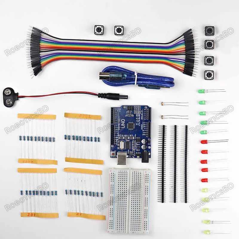 Learning kit for Arduino Uno SMD Robotics Bangladesh