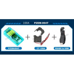 PZEM-004T V3.0 AC Digital Multifunction Meter Watt Power Volt Amp With Coil 100A Robotics Bangladesh