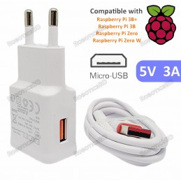 Raspberry Pi Power Adapter Micro USB Robotics Bangladesh