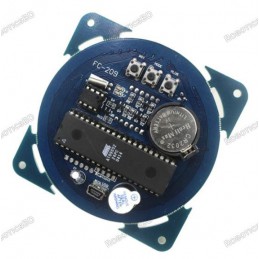 DS1302 Rotating LED Display Alarm Electronic Clock Module LED Temperature Display Robotics Bangladesh
