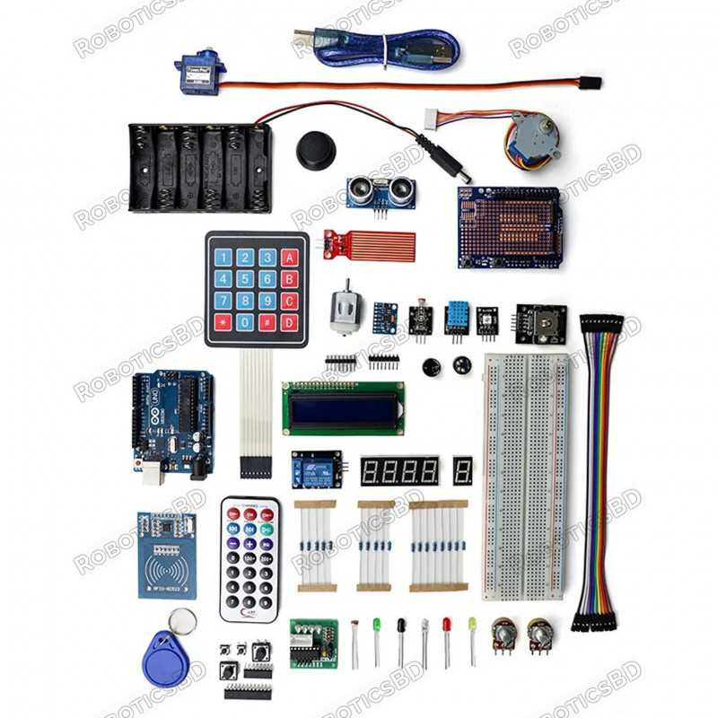Advanced Kit with Arduino Uno R3 Robotics Bangladesh