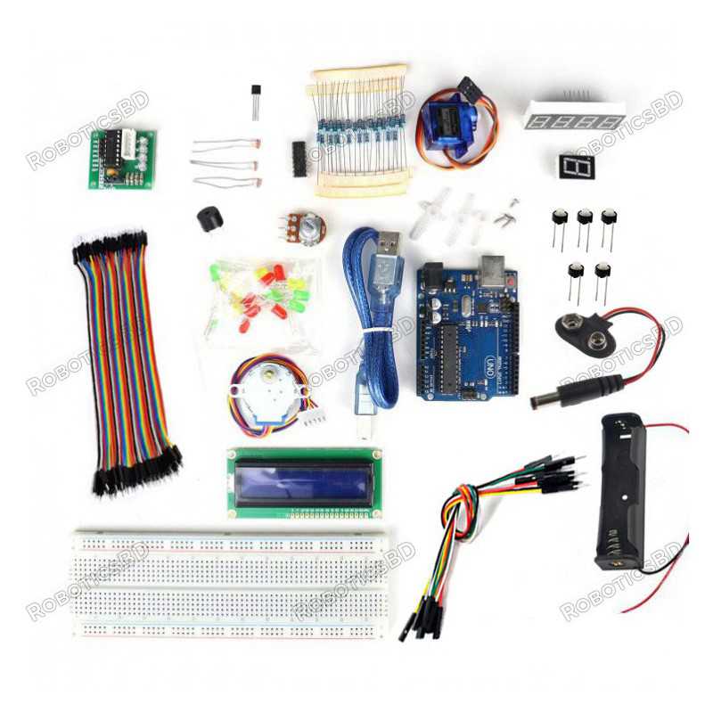 Beginners Kit with Arduino Uno R3 Robotics Bangladesh