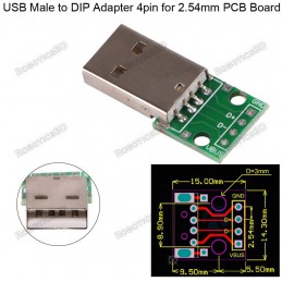 USB to 2.54mm DIP 4P...