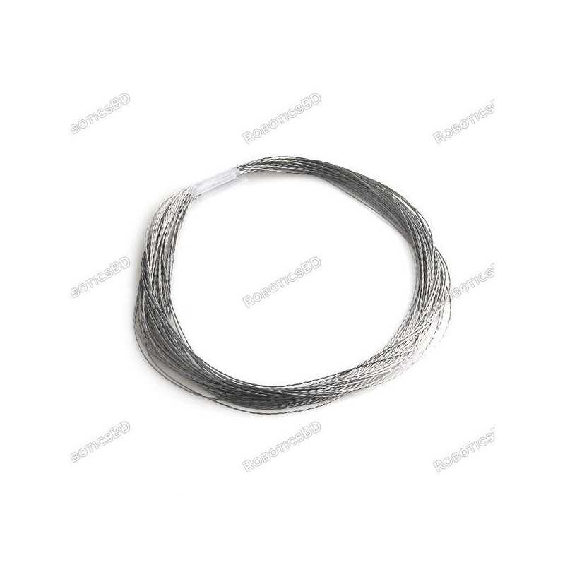 Stainless Steel 1m Conductive Thread Wire for Wearable Lilypad Robotics Bangladesh