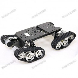TS-400 4WD Metal Crawler Tank Chassis Robotics Bangladesh