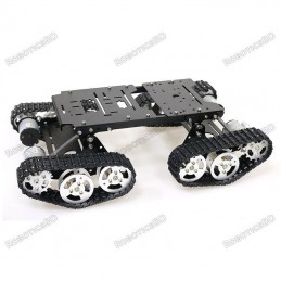TS-400 4WD Metal Crawler Tank Chassis Robotics Bangladesh