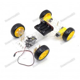 Smart Steering Robot Car Chassis Robotics Bangladesh