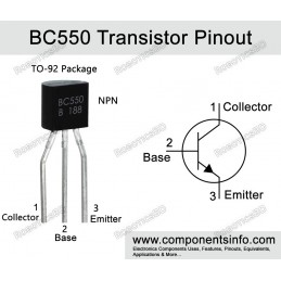 BC550 NPN Transistor Robotics Bangladesh
