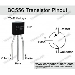 BC556 PNP Transistor Robotics Bangladesh