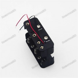 10 X 1.5V AA Back to Back Plastic Battery Holder with Wire Robotics Bangladesh