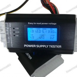 Digital LCD Power Supply Tester for PC ATX/BTX/ITX 4Pin SATA HDD Robotics Bangladesh