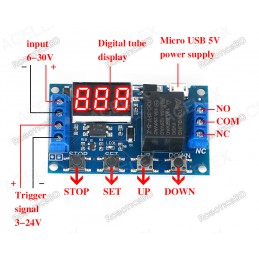 Programmable Relay Timer Module USB Smart Home Controller Robotics Bangladesh