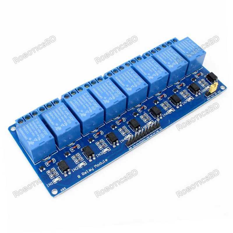 8 Channel 24V DC Relay Module for Arduino or Personal Use New