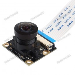 Raspberry Pi Compatible 160° FOV 5MP Fisheye Lens Wide Angle Camera Module Robotics Bangladesh