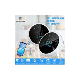 Smart Gas Leak Detector Tuya Wifi Smart Natural Gas Alarm Sensor with LCD Display Robotics Bangladesh