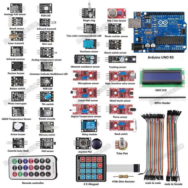 RoboticsBD Ultimate Sensor Kit V1.