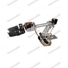 7DOF Aluminum Alloy Robotic Arm Manipulator with Gripper and MG996R servo Robotics Bangladesh