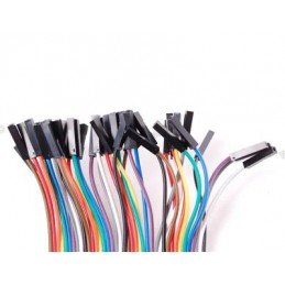 40pcs in Row 40P Dupont Cable 20cm 2mm switch to 2.54mm 2P-1P wire