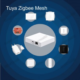 LoraTap Tuya Smart ZigBee 3.0 Hub Wireless Multi Mode Mesh Gateway Robotics Bangladesh