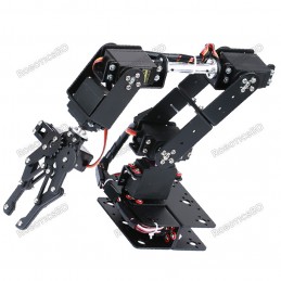 6 DOF Aluminium Mechanical Robotic Arm Manipulator Kit Robotics Bangladesh