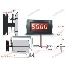 Digital Auto Counter Meter with Infrared Proximity Sensor 24V Robotics Bangladesh