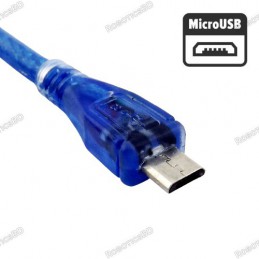 Cable For Arduino Leonardo/ DUE (USB A to Micro B)-30cm Robotics Bangladesh