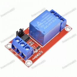 1 Channel 24V Relay Board Module with OPTO Isolation Support High or Low Level Trigger Robotics Bangladesh