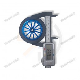 65mm Rubber Wheel (Pack of 4) Robotics Bangladesh