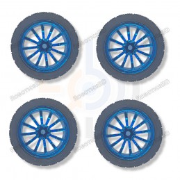 65mm Rubber Wheel (Pack of 4)