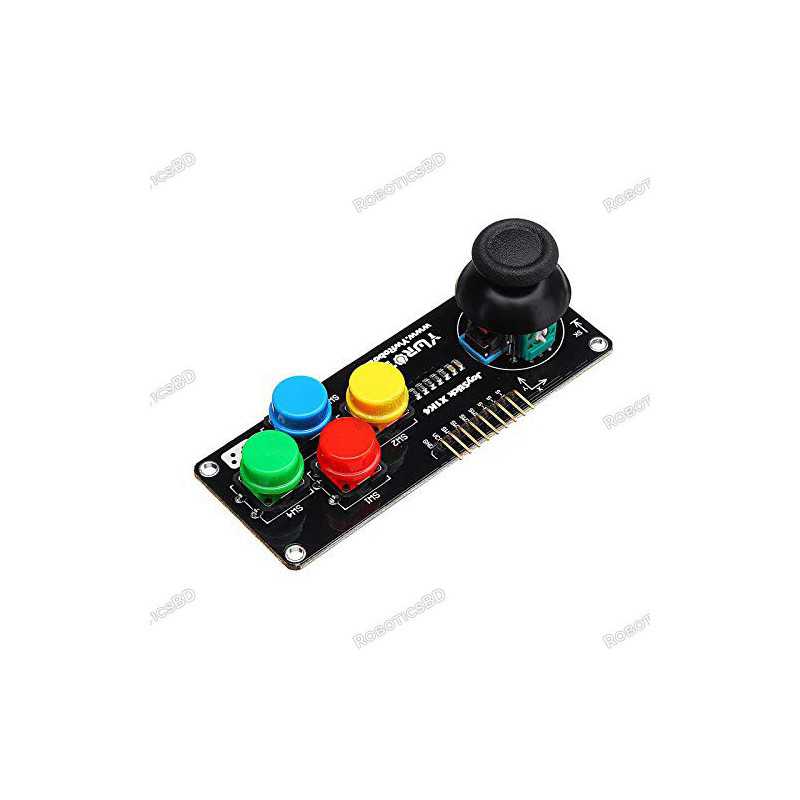 PS2 Game Rocker Push Button Module for Arduino Robotics Bangladesh