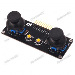 2 Channel PS2 Game Rocker Push Button Module For Arduino Robotics Bangladesh